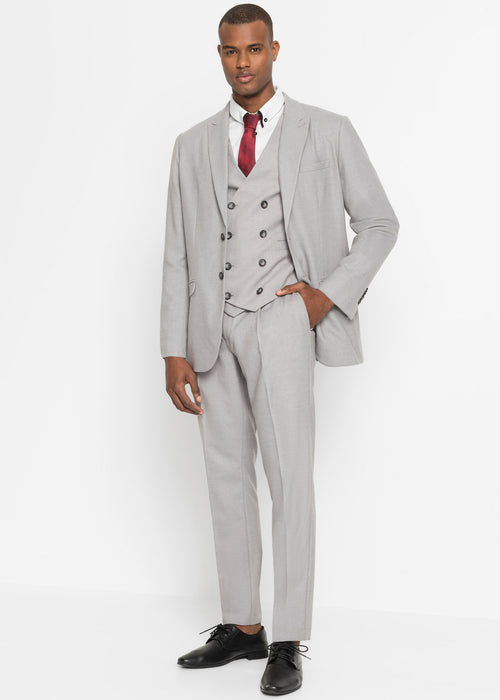 4-delna obleka: suknjič, hlače, telovnik in kravata