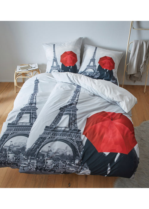 Obojestranska posteljnina z motivom Pariza