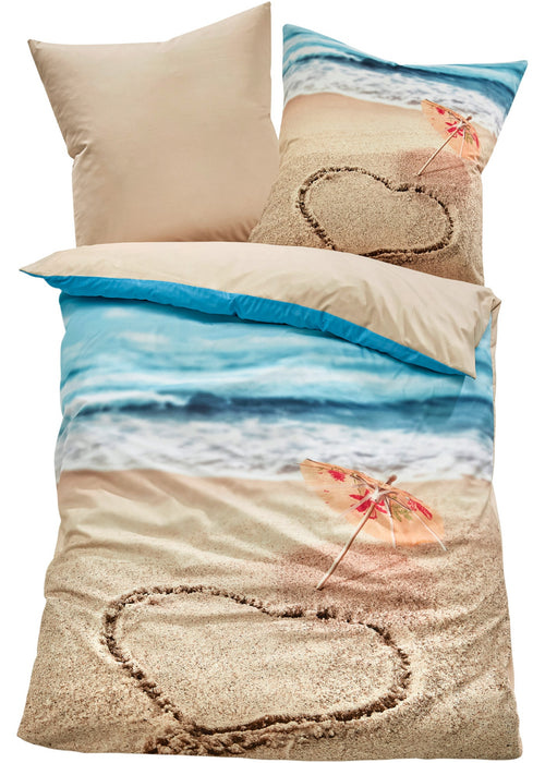 Obojestranska posteljnina z motivom plaže