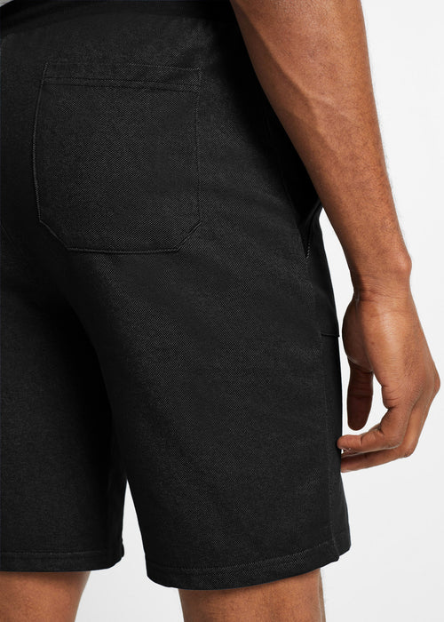 Bermuda hlače iz trikoja v videzu jeansa