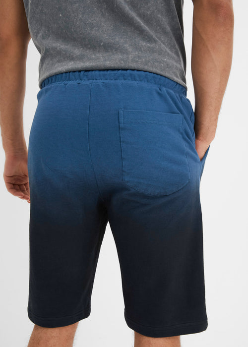Bermuda hlače iz trikoja z barvnim prelivom
