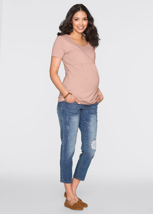 Majica za nosečnost in dojenje (2 kosa)