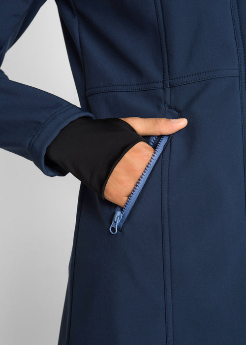 Stretch softshell jakna v dvoplastnem videzu