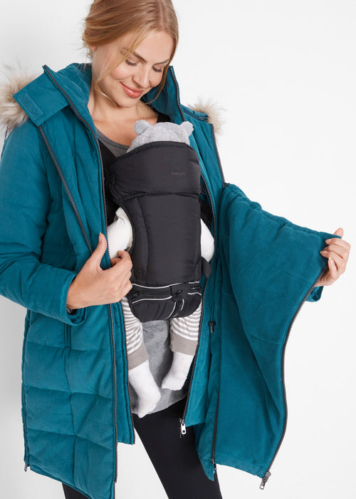Prešita jakna za nosečnost in za nošenje dojenčka
