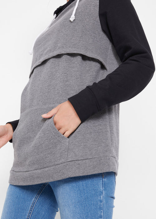 Športno udobna majica za nosečnost in dojenje
