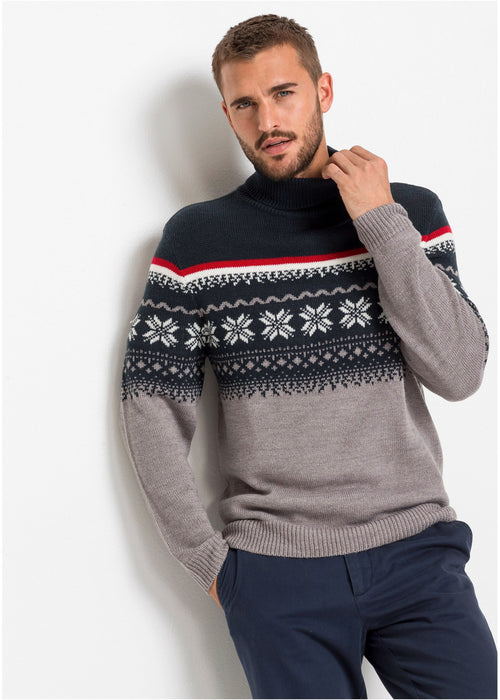 Norveški pulover s puli ovratnikom
