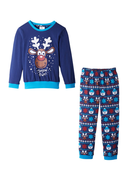 Fantovska pižama z zimskim motivom