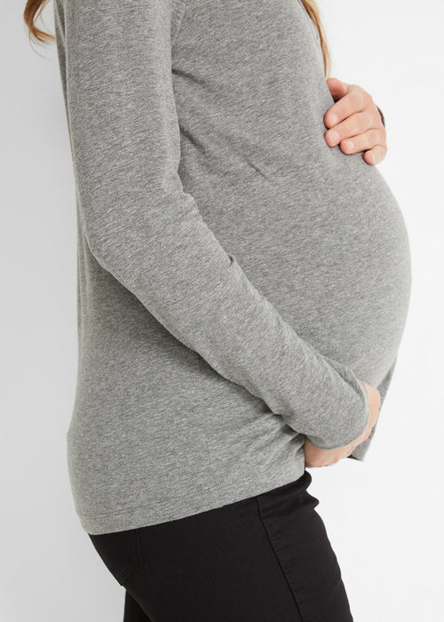 Majica za nosečnost in dojenje z ekološkim bombažem (2 kosa)