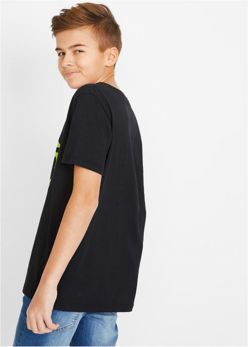 Fantovska T-Shirt s frajerskim potiskom z ekološkim bombažem