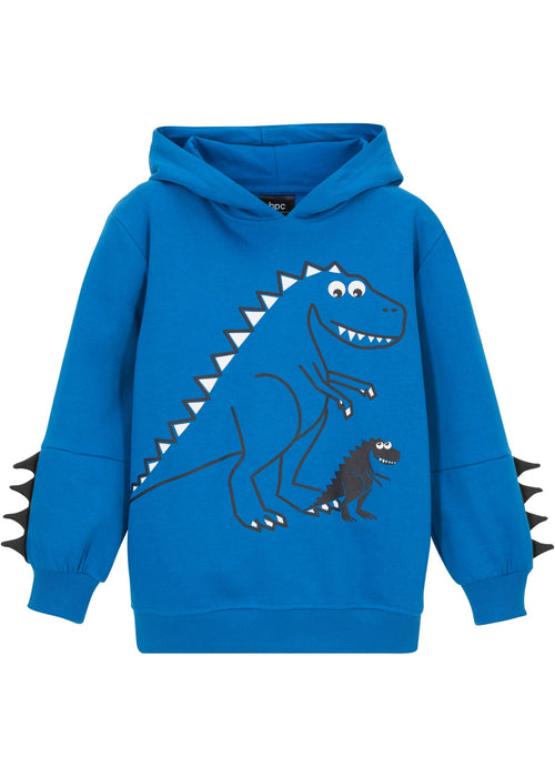 Fantovska športno udobna majica s kapuco Dinozaver