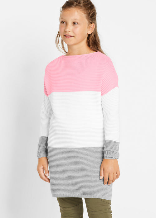 Dekliški dolg pulover