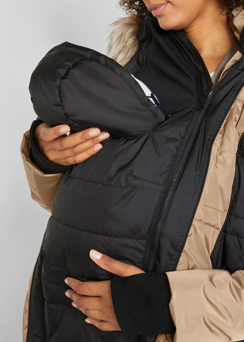 Jakna za nosečnost in nošenje dojenčka s prešivi