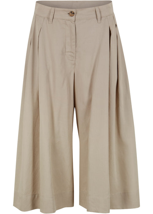 Culotte hlače s širokimi hlačnicami s TENCEL™ lyocellom