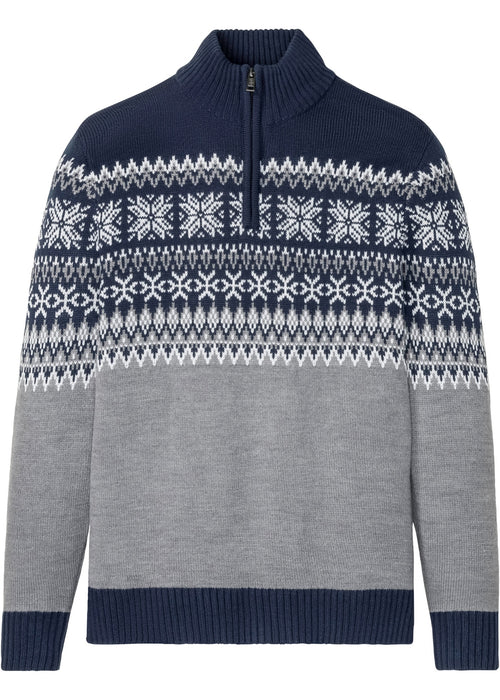 Norveški pulover s trojanskim ovratnikom