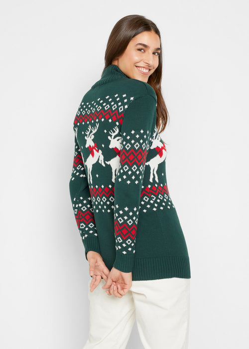 Božični pulover s severnim jelenom