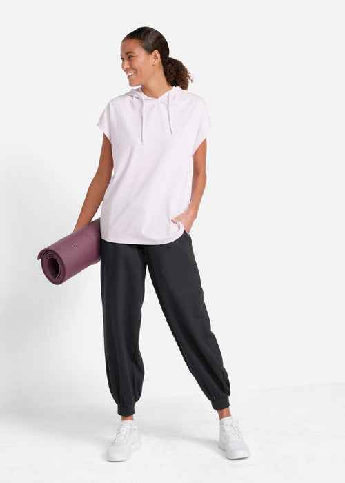 Jogging hlače s širokimi hlačnicami v 7/8-dolžini, nivo oblikovanja 1