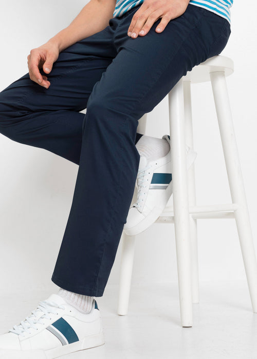 Klasične stretch udobne hlače v ravnem kroju