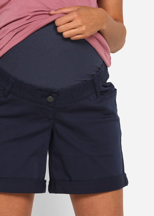 Nosečniške kratke hlače brez zapenjanja z ekološkim bombažem