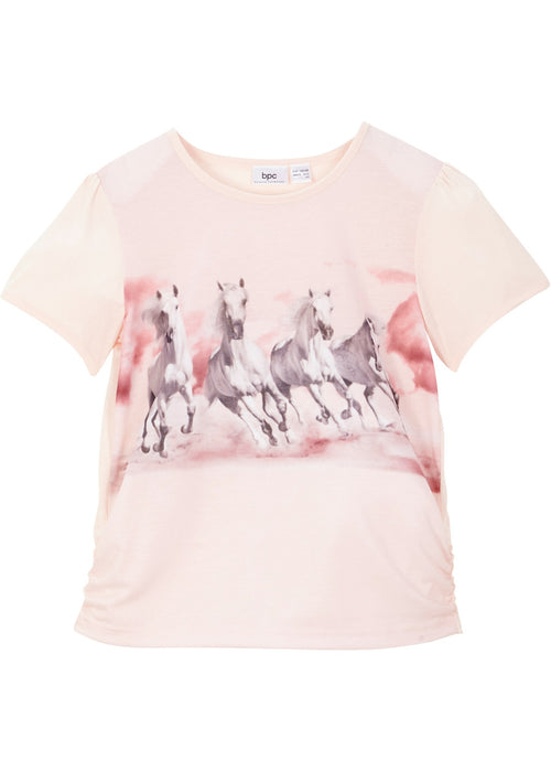Dekliška T-Shirt majica s fotografskim potiskom konja