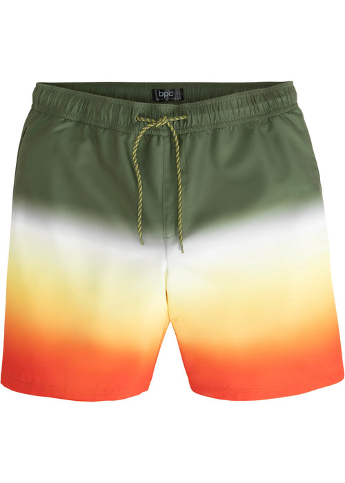 Kratke hlače za na plažo z barvnim prelivom iz recikliranega poliestra