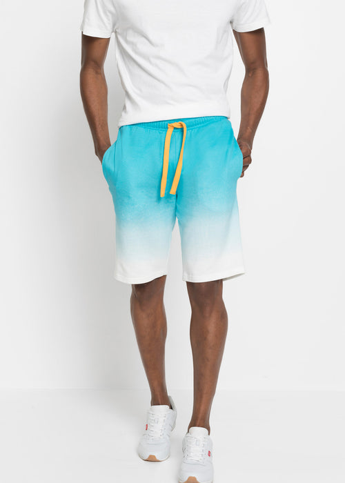 Športno udobne bermuda hlače z barvnim prelivom