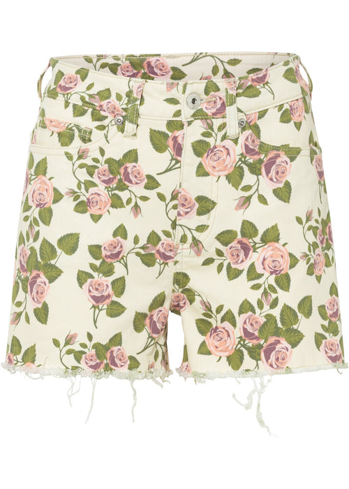 Kratke hlače s cvetličnim vzorcem