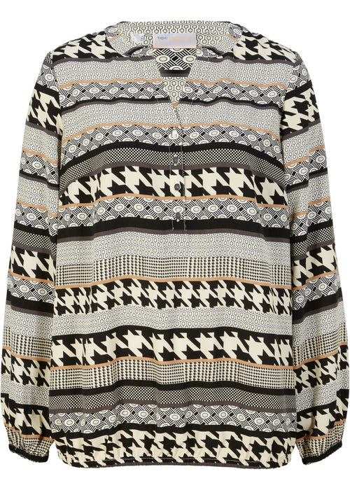 Bluzna tunika z minimalističnim vzorcem