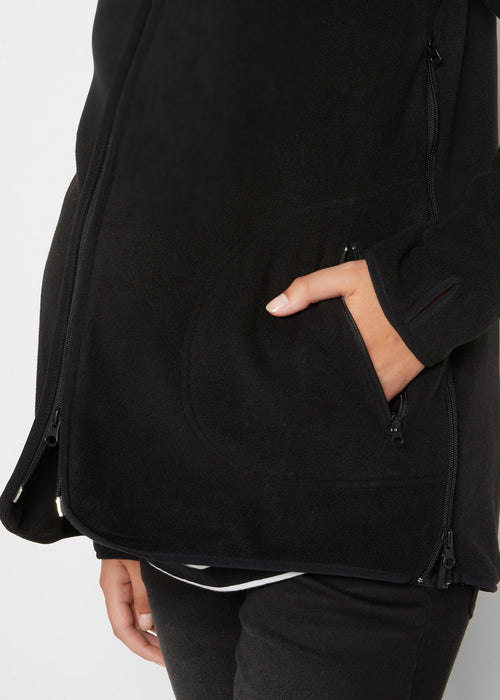 Plišasta jakna za nosečnost in nošenje dojenčka