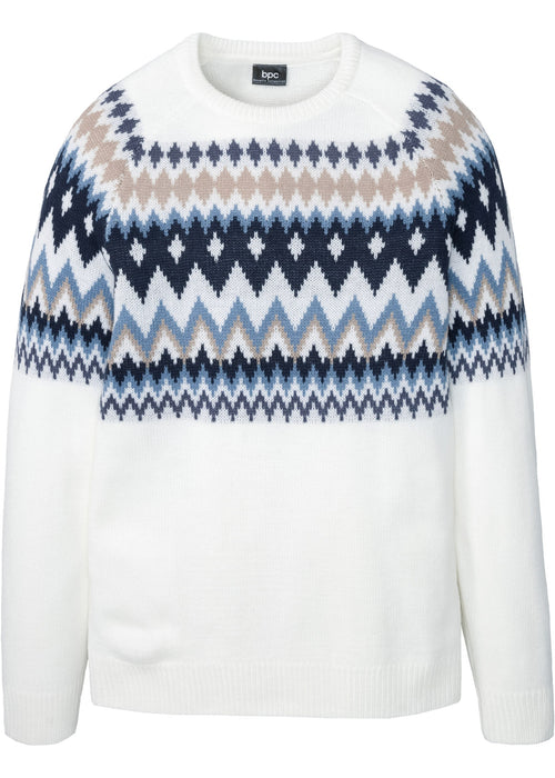 Norveški pulover z recikliranim poliakrilom