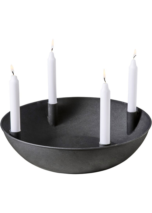 Svečnik v obliki lupinice s 4 svečniki