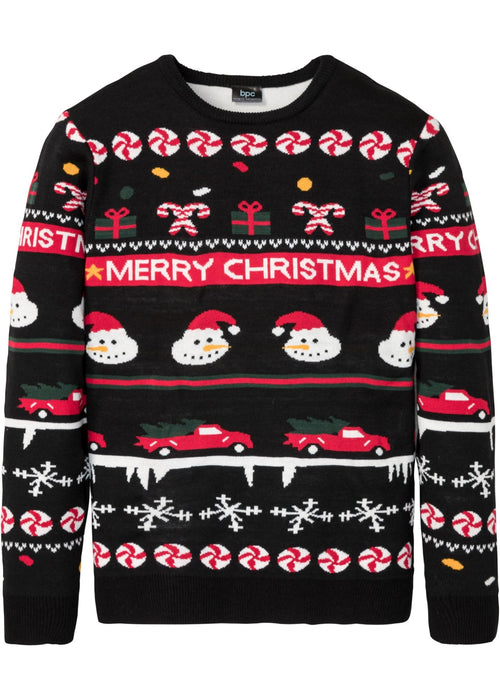 Pulover z božičnim motivom