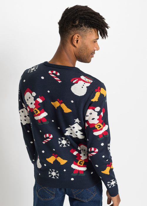 Moški pulover z božičnim motivom