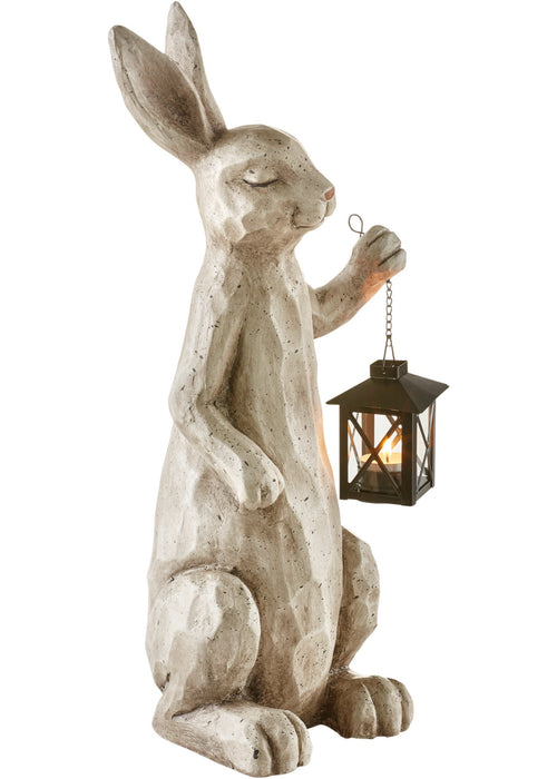 Okrasna figura zajček z laterno