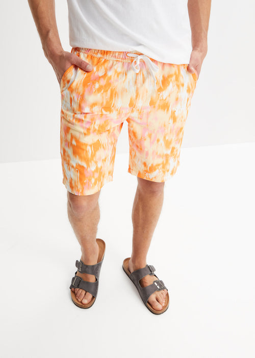 Bermuda hlače za na plažo iz recikliranega poliestra v klasičnem kroju