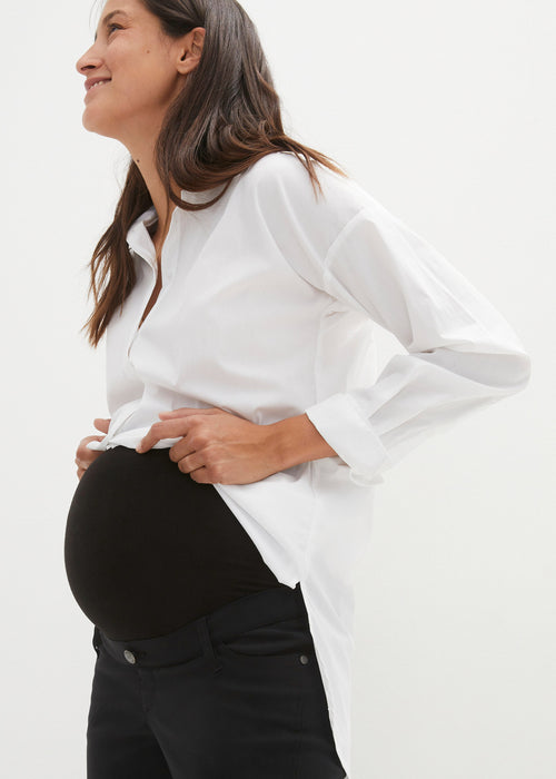 Stretch nosečniške hlače na zvonec