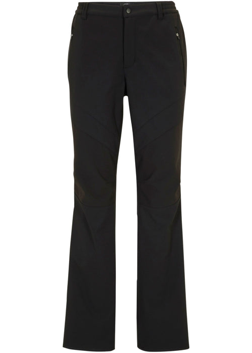 Softshell pohodniške hlače z deležem stretcha v ravnem kroju