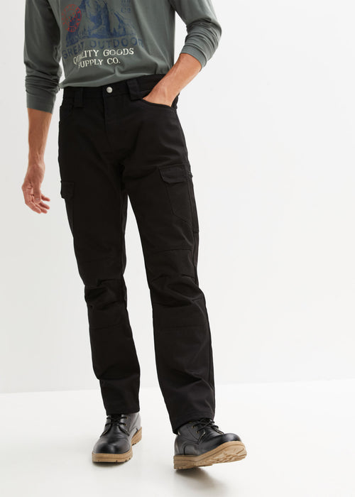 Klasične funkcijske pohodniške hlače s cargo žepi v ravnem kroju