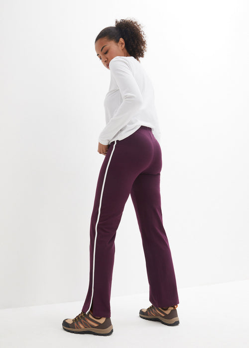Stretch hlače iz trikoja v dolgem kroju, nivo oblikovanja 1 (2 kosa)