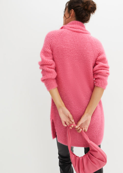 Ohlapen pulover s puli ovratnikom
