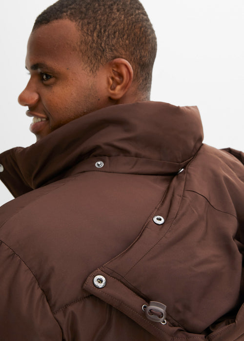 Prešita jakna s snemljivo kapuco iz recikliranega poliestra