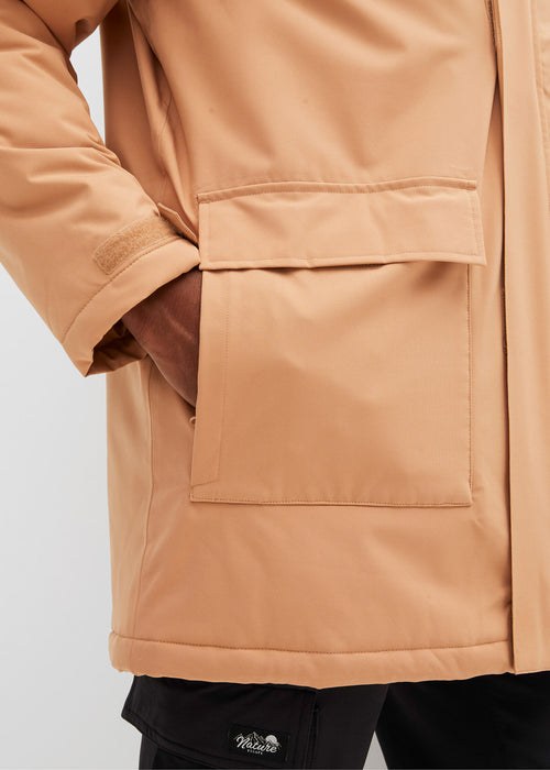 Hibridna zimska pohodniška jakna s prešito podlogo