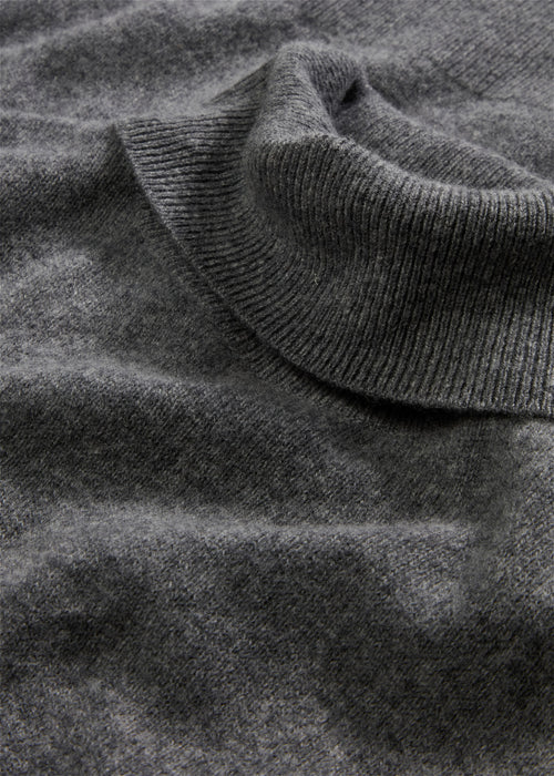 Volnen pulover z deležem kašmira po Good Cashmere Standard®-u z visokim ovratnikom iz kolekcije Premium