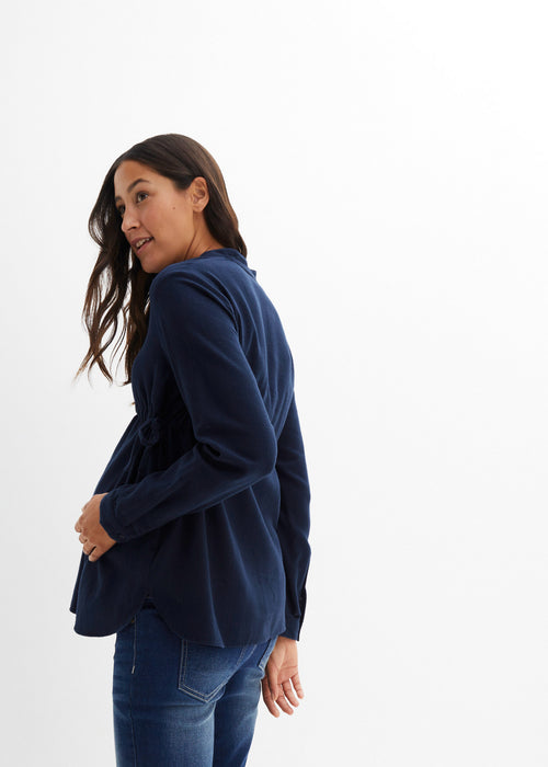 Bluza za nosečnost in dojenje iz flanele