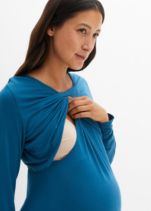 Obleka za nosečnost in dojenje s trajnostno viskozo