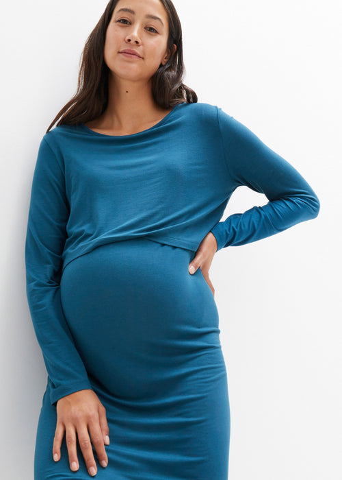 Obleka za nosečnost in dojenje s trajnostno viskozo