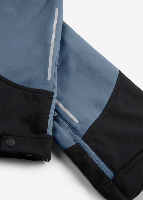 Vodoodporne funkcijske hlače iz softshella s stretchem v ravnem kroju