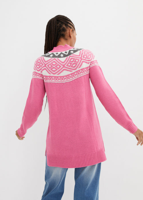 Norveški pulover s stranskimi razporki
