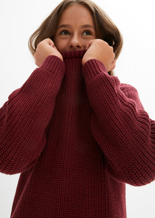 Bombažni pleten pulover za otroke