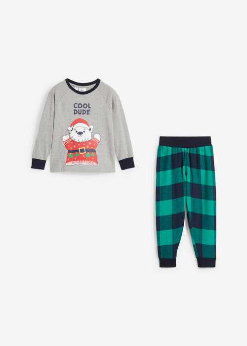 Pižama s hlačami iz flanele za otroke