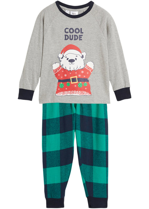 Pižama s hlačami iz flanele za otroke